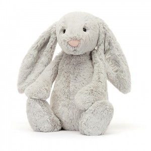 Huge Jelly Cats Personalised Bashful Silver Bunny | HZU-736420