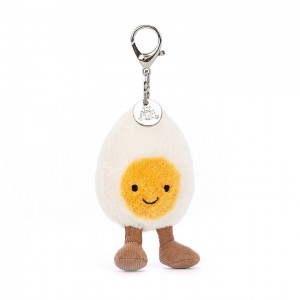 Jelly Cats Amuseable Happy Boiled Egg Bag Charm | YIN-310274