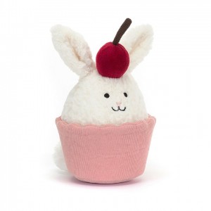 Jelly Cats Dainty Dessert Bunny Cupcake | IQL-735420