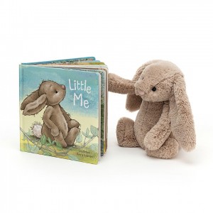 Medium Jelly Cats Little Me Book and Bashful Beige Bunny | MPH-917453