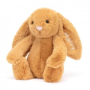 Medium Jelly Cats Personalised Bashful Golden Bunny | NFP-356819