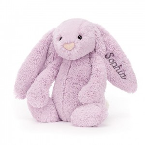 Medium Jelly Cats Personalised Bashful Lilac Bunny | OJG-837215