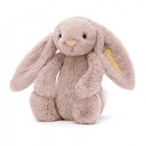 Medium Jelly Cats Personalised Bashful Luxe Bunny Rosa | SXP-461853