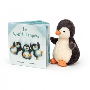 Medium Jelly Cats The Naughty Penguins Book and Peanut Penguin | VQC-435079