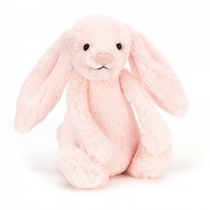 Small Jelly Cats Bashful Pink Bunny Rattle | MIF-024578