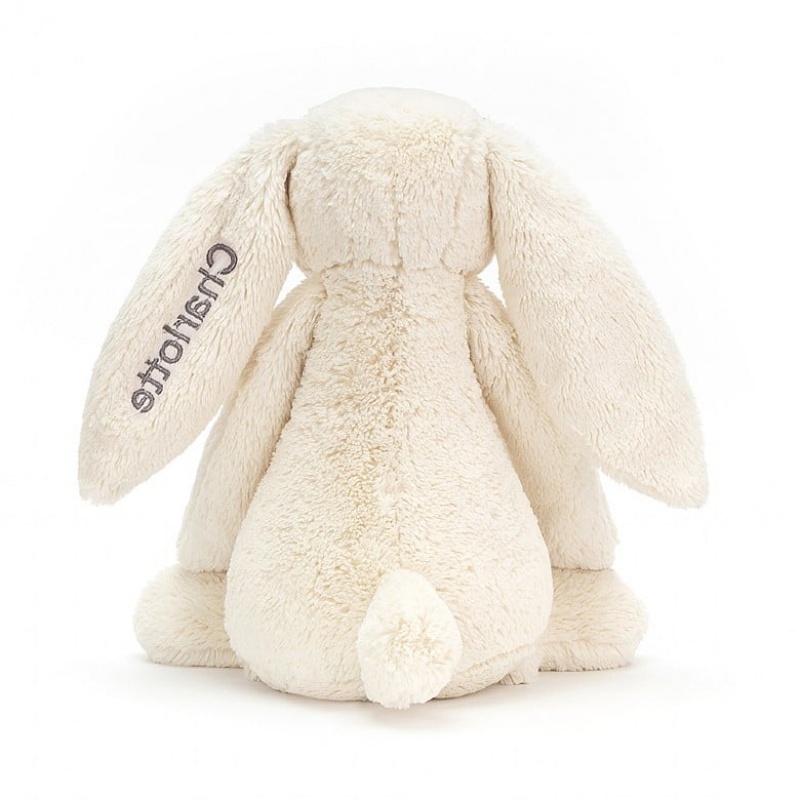 Huge Jelly Cats Personalised Bashful Cream Bunny | OHW-513208