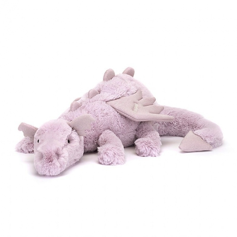 Huge Jelly Cats Personalised Lavender Dragon | AJI-920843