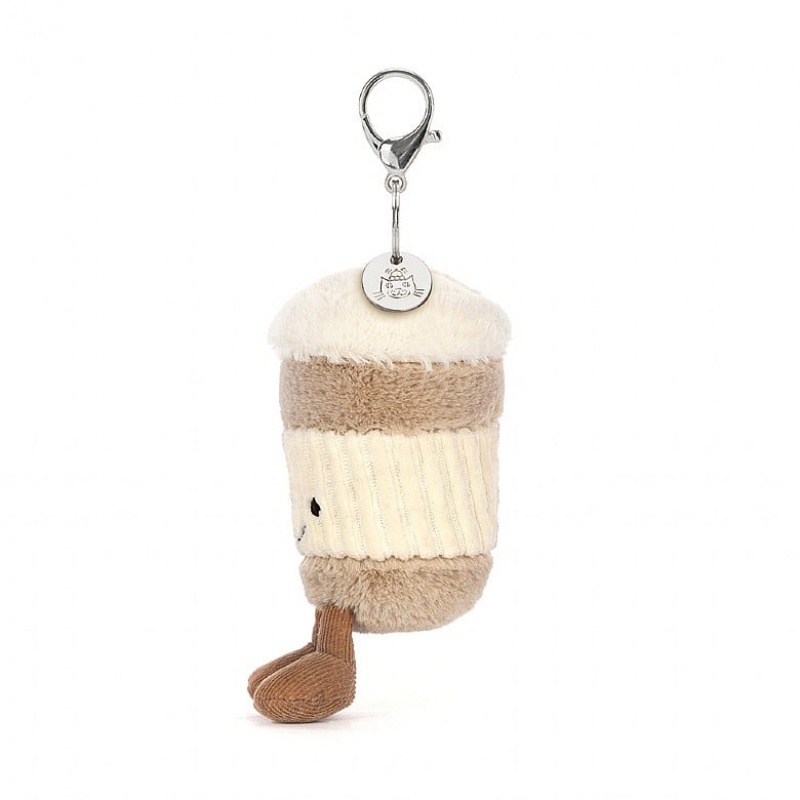 Jelly Cats Amuseable Coffee-To-Go Bag Charm | ESZ-362408