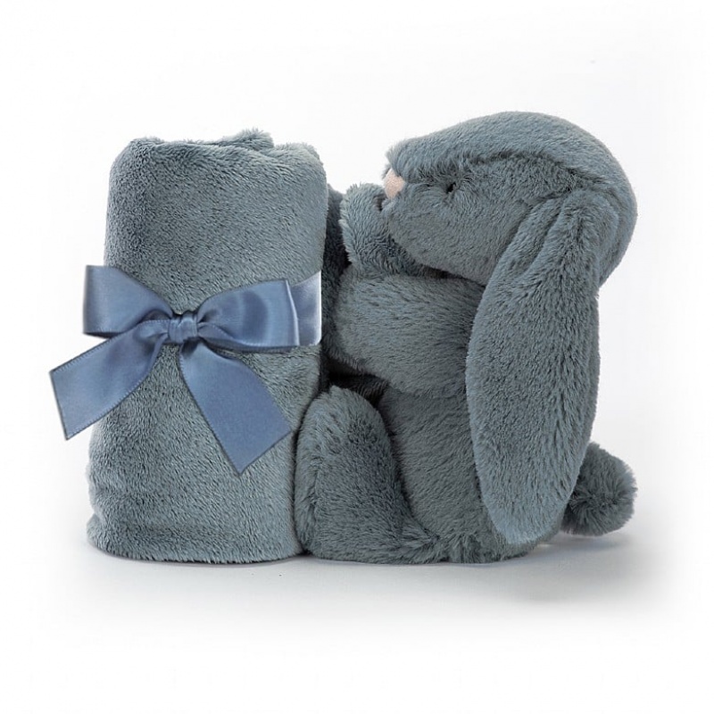 Jelly Cats Bashful Dusky Blue Bunny Soother | YAR-290758