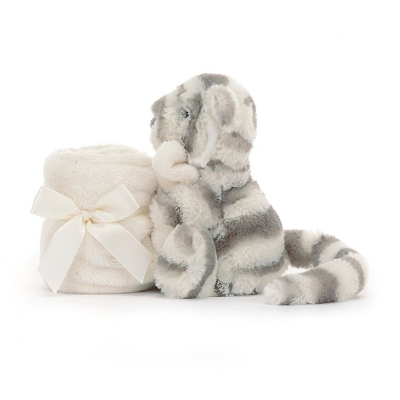 Jelly Cats Bashful Snow Tiger Soother | AUM-173695