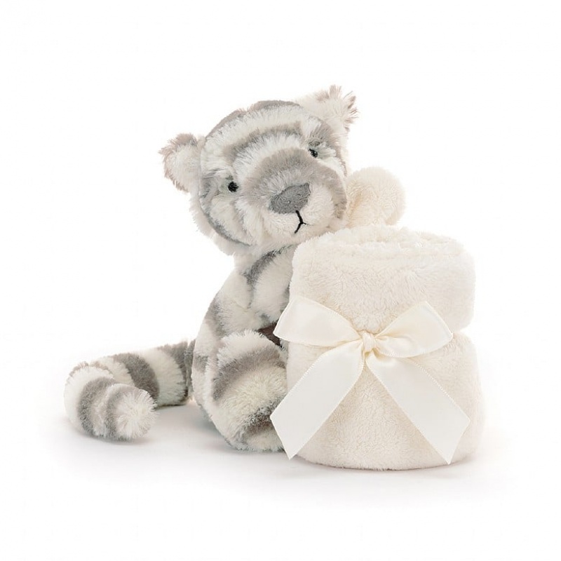 Jelly Cats Bashful Snow Tiger Soother | AUM-173695