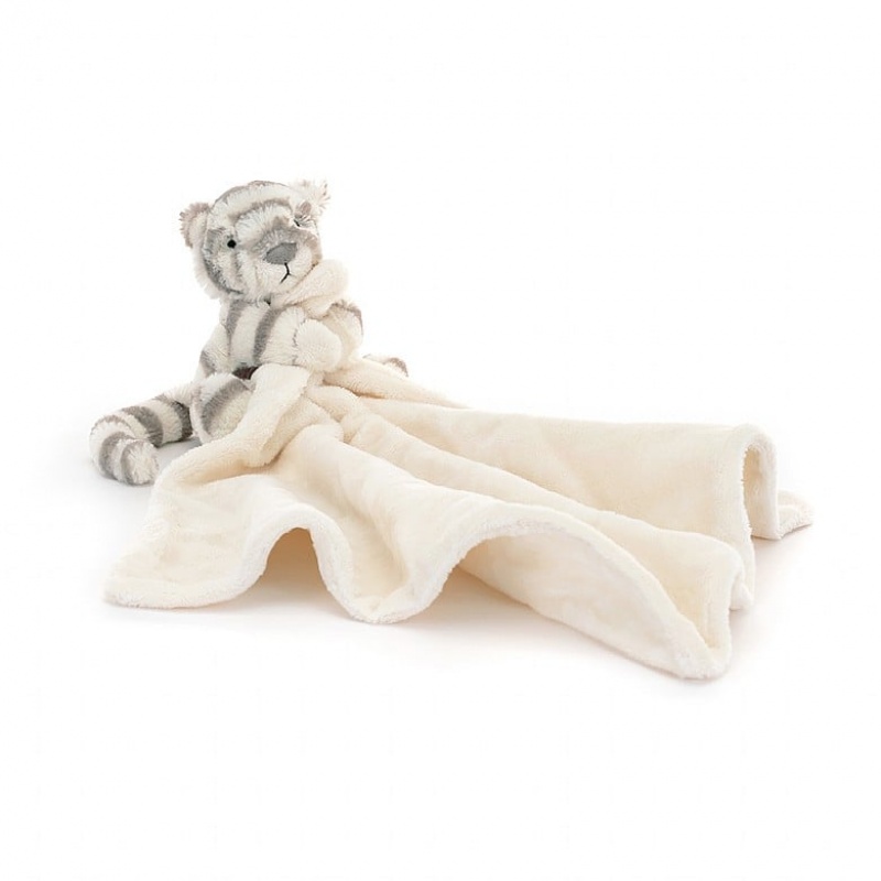 Jelly Cats Bashful Snow Tiger Soother | AUM-173695