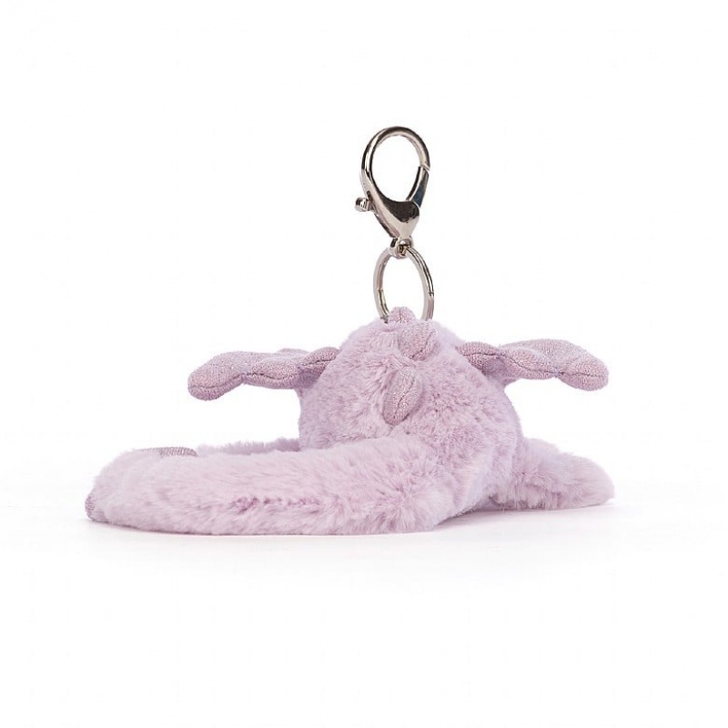 Jelly Cats Lavender Dragon Bag Charm | EOM-023987