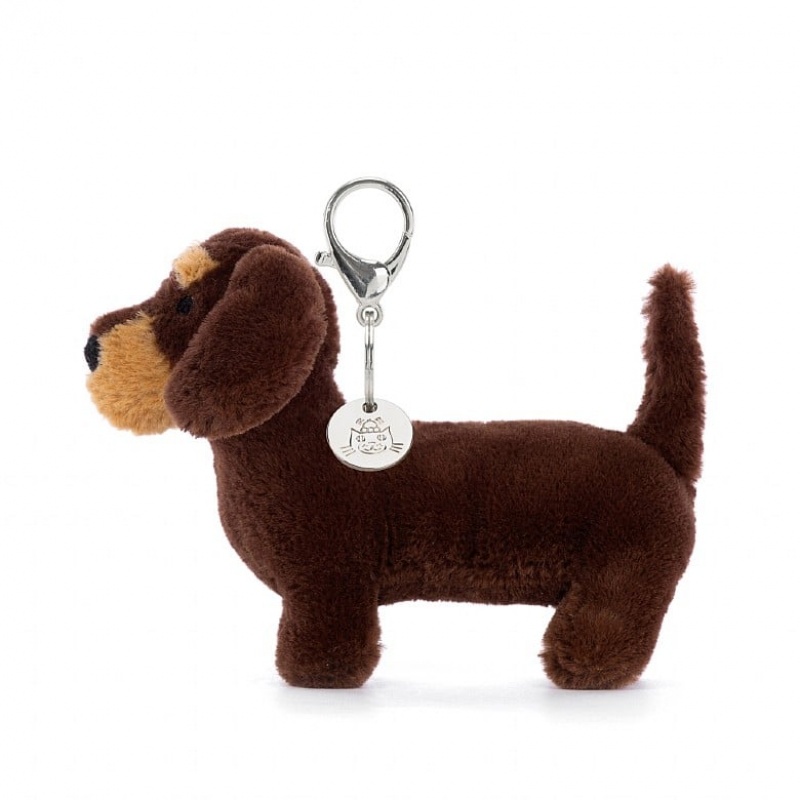 Jelly Cats Otto Sausage Dog Bag Charm | SHB-536081