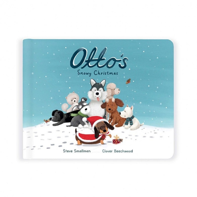 Jelly Cats Otto's Snowy Christmas Book & Winter Warmer Otto Sausage Dog | TQH-097318