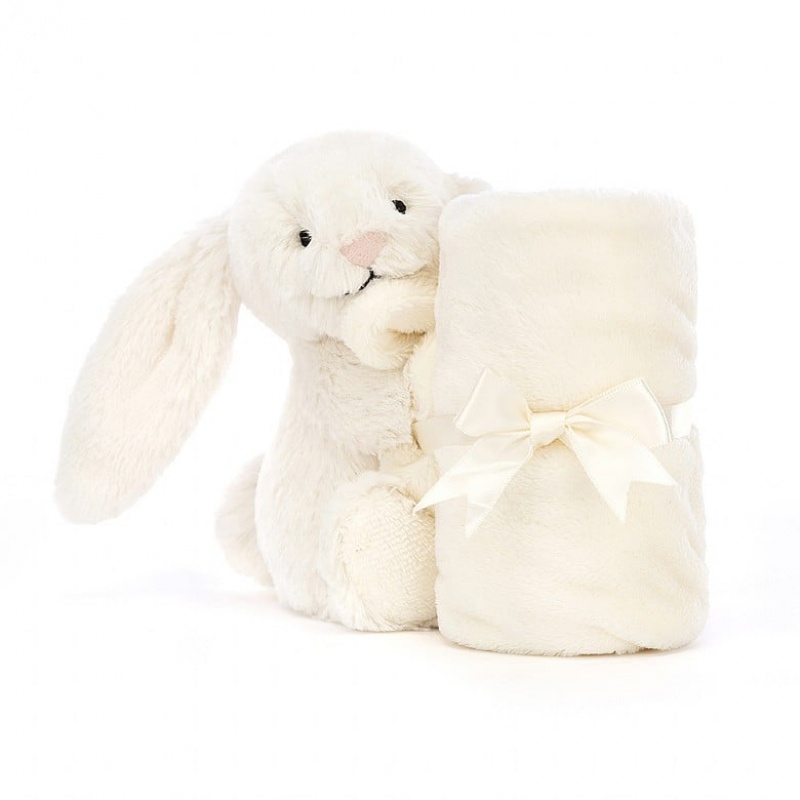 Jelly Cats Personalised Bashful Cream Bunny Soother | CIG-970823