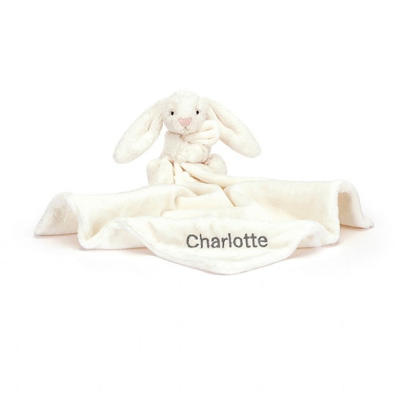 Jelly Cats Personalised Bashful Cream Bunny Soother | CIG-970823