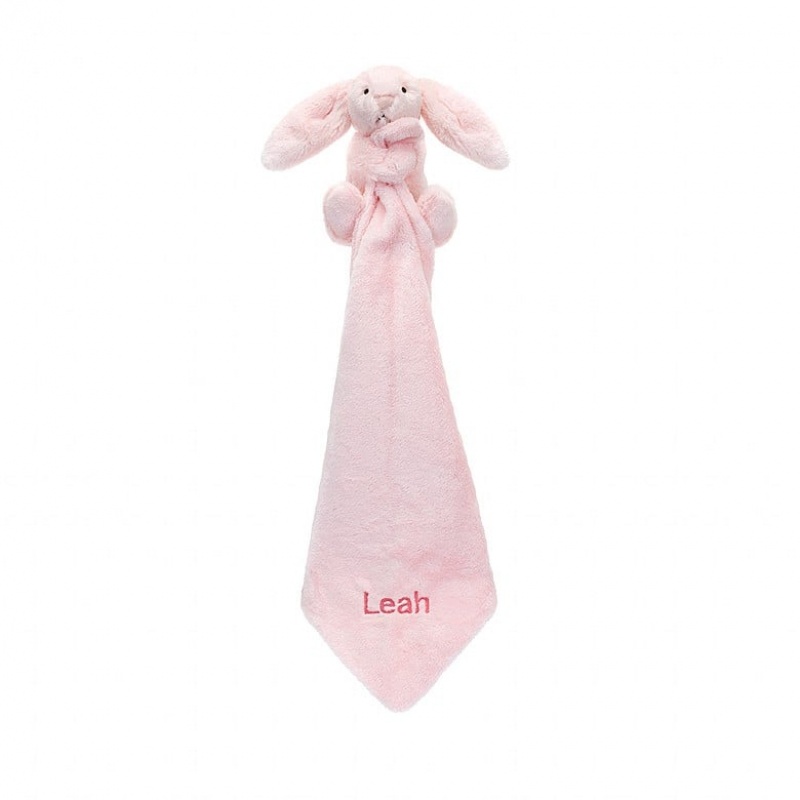 Jelly Cats Personalised Bashful Pink Bunny Soother | CDK-029356