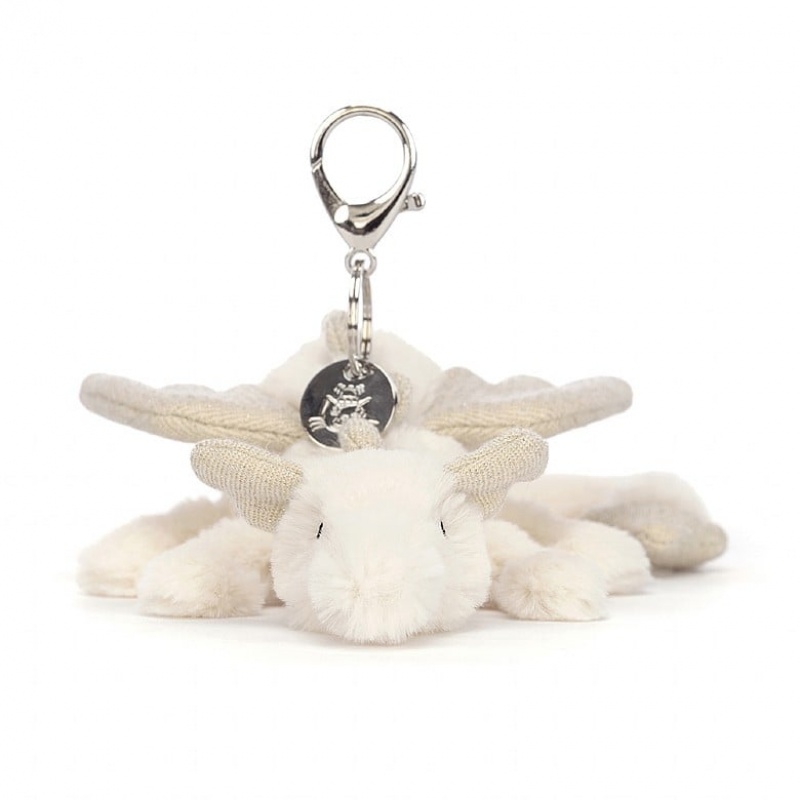 Jelly Cats Snow Dragon Bag Charm | PXY-206819