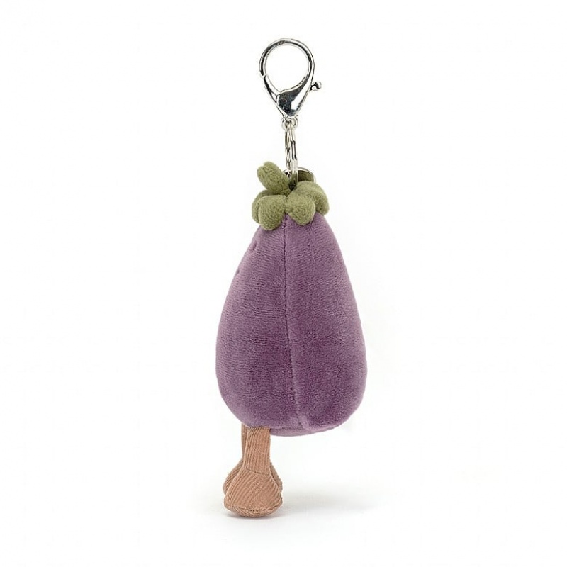 Jelly Cats Vivacious Aubergine Bag Charm | PEF-982675