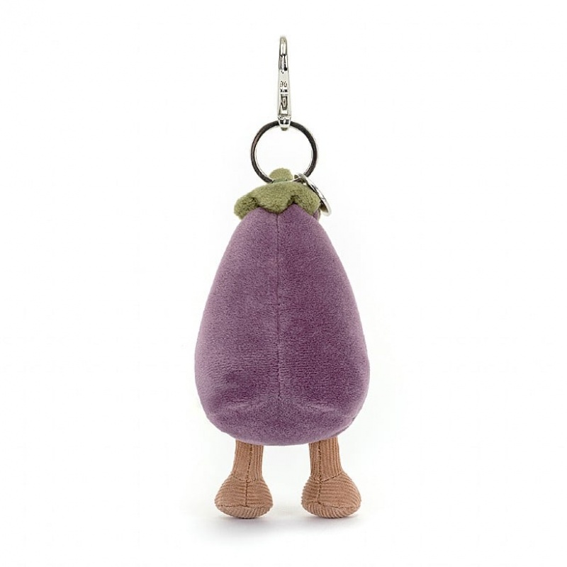 Jelly Cats Vivacious Aubergine Bag Charm | PEF-982675