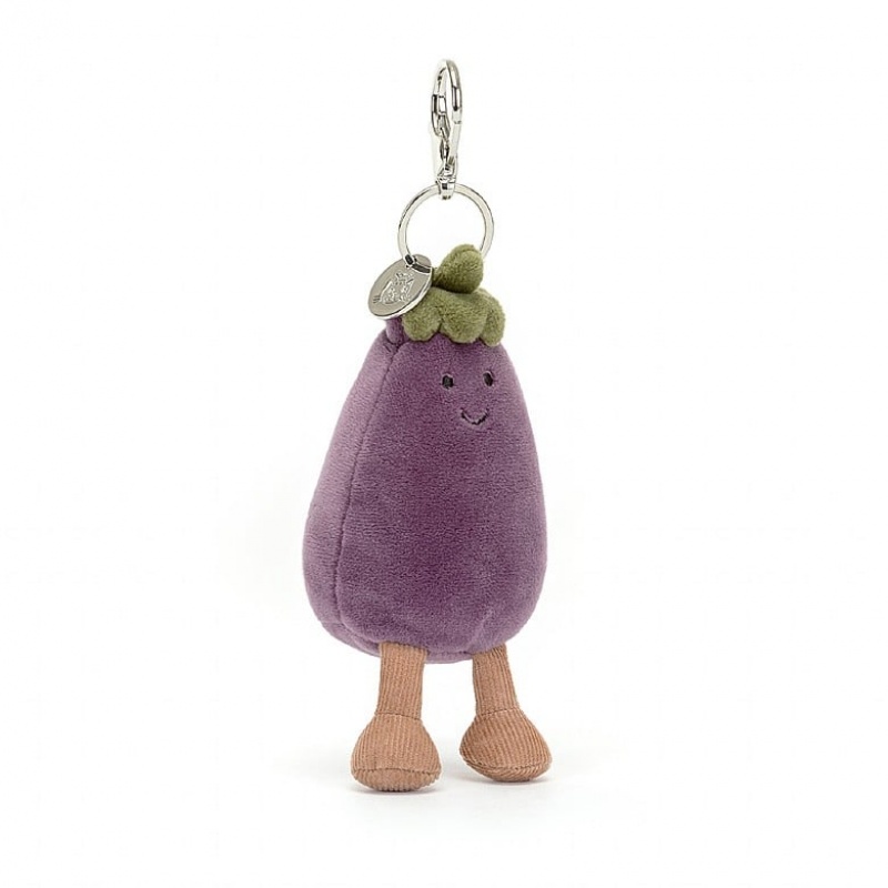 Jelly Cats Vivacious Aubergine Bag Charm | PEF-982675