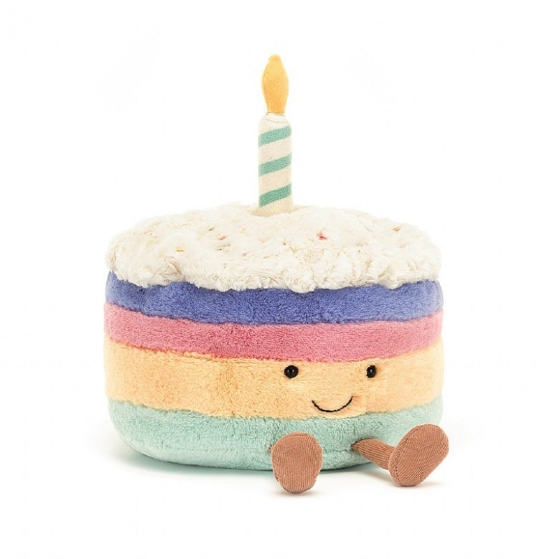 Large Jelly Cats Amuseable Rainbow Birthday Cake | FXJ-410863