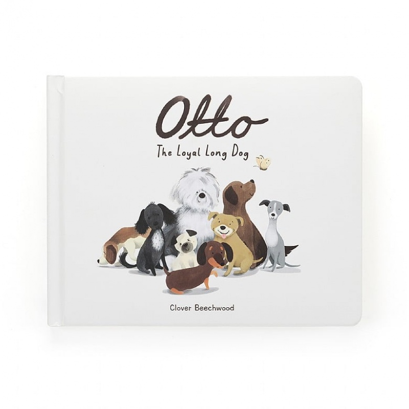 Large Jelly Cats Otto the Loyal Long Dog Book and Otto Sausage Dog | ONH-410569