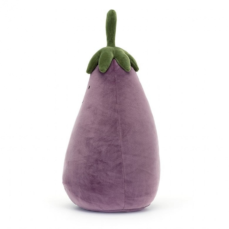 Large Jelly Cats Vivacious Vegetable Aubergine | KOY-758306