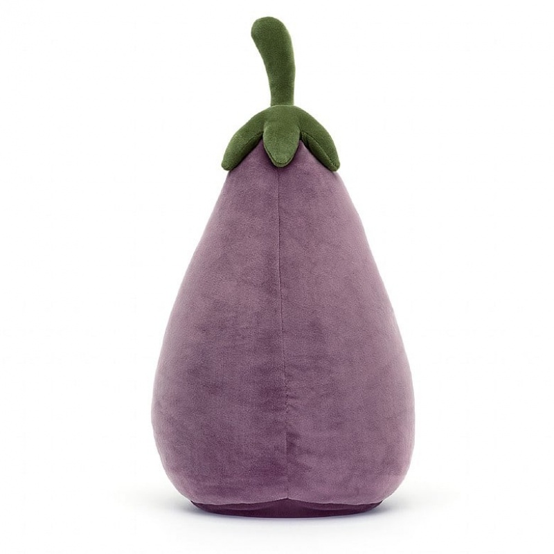 Large Jelly Cats Vivacious Vegetable Aubergine | KOY-758306