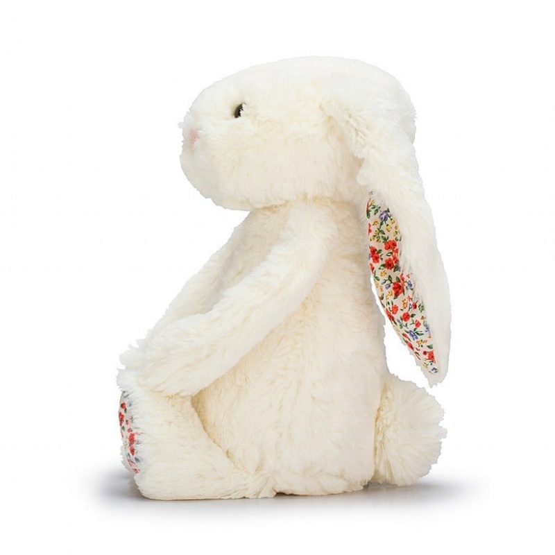 Medium Jelly Cats Blossom Cream Bunny | ZBL-235609