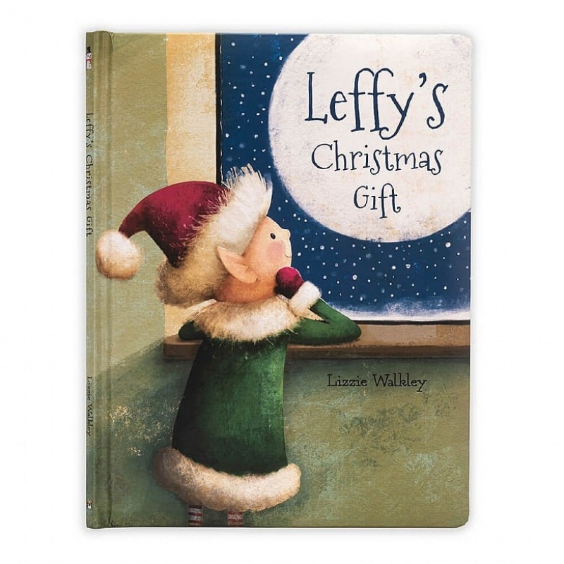 Medium Jelly Cats Leffy's Christmas Gift Book and Leffy Elf | YXZ-412968