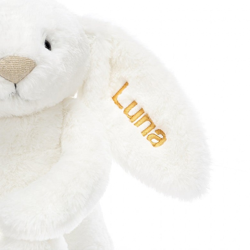 Medium Jelly Cats Personalised Bashful Luxe Bunny Luna | FTL-372410