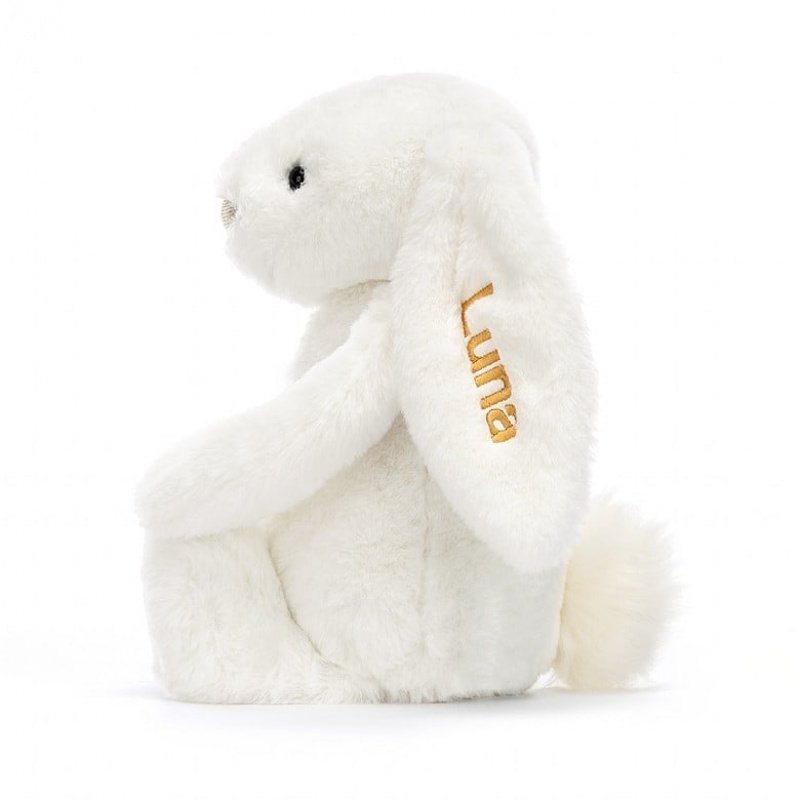 Medium Jelly Cats Personalised Bashful Luxe Bunny Luna | FTL-372410