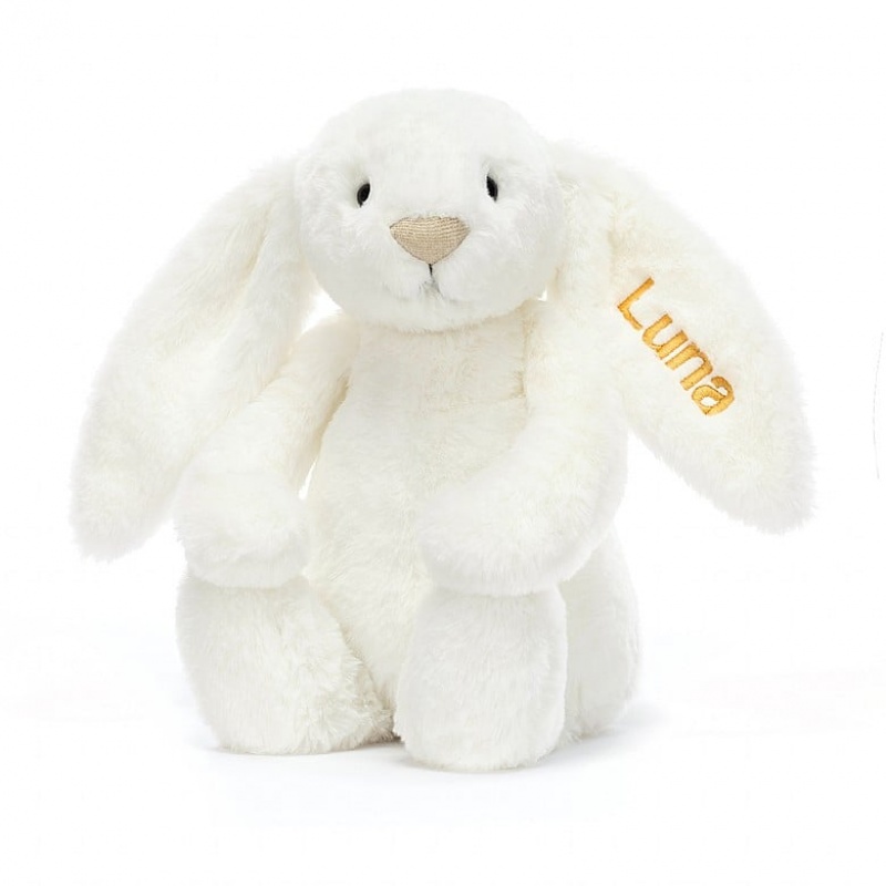 Medium Jelly Cats Personalised Bashful Luxe Bunny Luna | FTL-372410