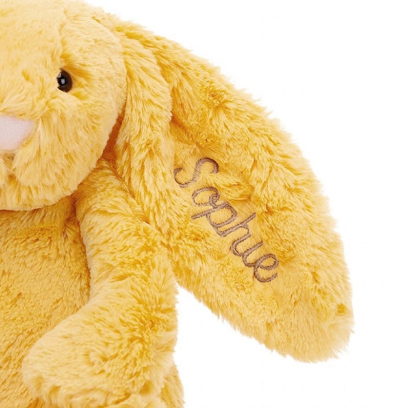 Medium Jelly Cats Personalised Bashful Sunshine Bunny | MJX-356024