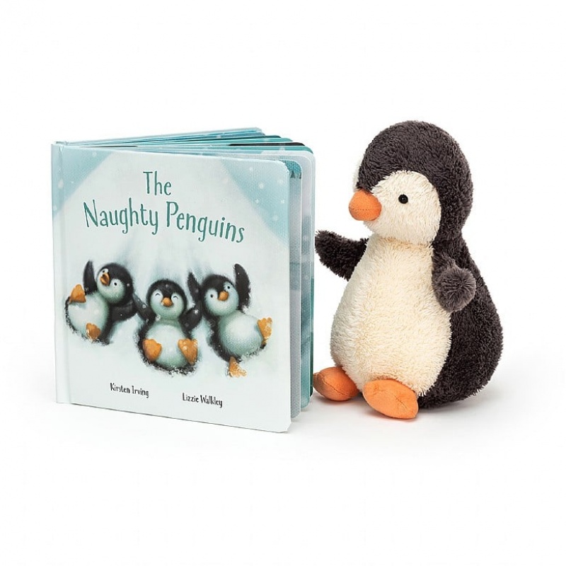 Medium Jelly Cats The Naughty Penguins Book and Peanut Penguin | VQC-435079