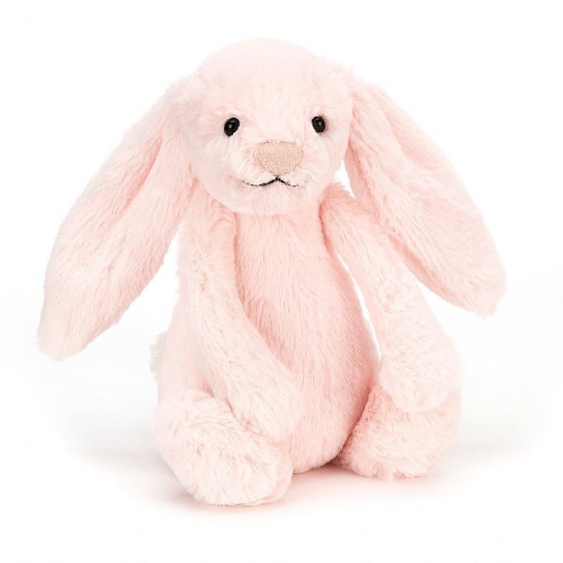 Small Jelly Cats Bashful Pink Bunny Rattle | MIF-024578