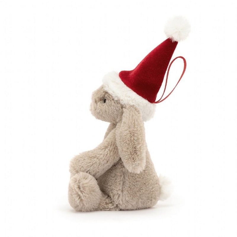 Tiny Jelly Cats Bashful Christmas Bunny Decoration | GLA-928034