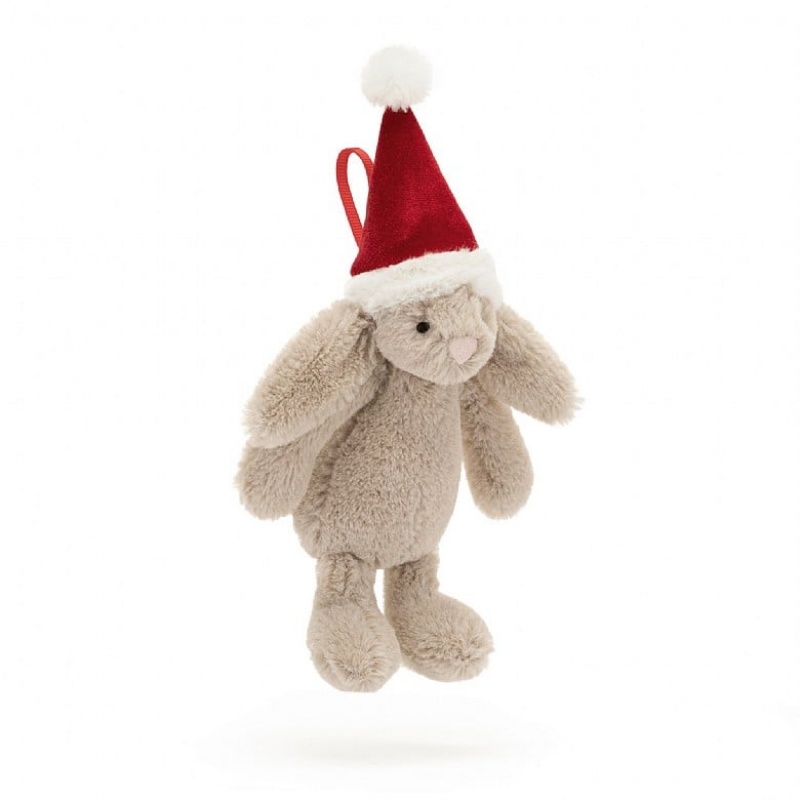 Tiny Jelly Cats Bashful Christmas Bunny Decoration | GLA-928034